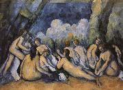 Paul Cezanne big bath person oil painting on canvas
